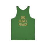 God Money Power Tank Top — Faith & Hustle Graphic Vest