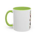 Coffee Mug — "God Money Power" Crown & Gauntlet Accent Ceramic Mug (11/15oz)