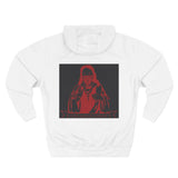 Red Devil Graphic Hoodie — Vintage Occult Illustration Sweatshirt