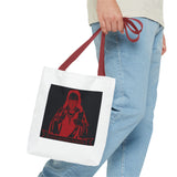 Red Occult Saint Tote Bag – Gothic Graphic AOP Tote