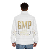 Puffer Jacket — GMP (God Money Power) Gold Logo Insulated Coat
