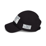 GMP 'God Money Power' Distressed Classic Dad Cap — White Baseball Hat