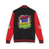 Letterman Jacket — GMP Good Money Power Colorful Splash Varsity Coat