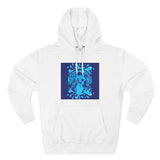 Hoodie - 'God Money Power' Graphic Fleece Pullover