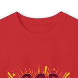 God Money Power Long Sleeve Tee — Inspirational Faith & Wealth Graphic Shirt