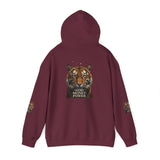 Tiger 'God Money Power' Hoodie – Bold Graphic Animal Print Pullover