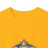 God Money Power Long Sleeve Tee — Vintage Crest Graphic