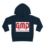 Toddler Hoodie — 'GMP' God Money Power Red Logo Pullover