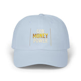 Classic Dad Cap – God Money Power Gold Foil "Got Money Problems" Embroidered Baseball Hat