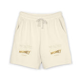 Money Graphic Sweat Shorts — Lightweight Fleece Lounge Shorts