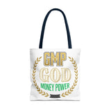 GMP GOD Money Power Tote Bag — Bold Financial Empowerment Canvas Tote