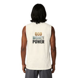 God Money Power Muscle Tank — Inspirational Faith & Hustle Graphic Tank Top