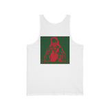 Vintage Ski Poster Tank Top — Retro Mountain Winter Sports Graphic