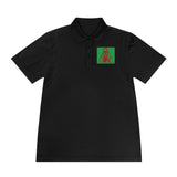 Men's Polo Shirt — 'God Money Power' Retro Graphic Sports Polo