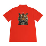 Tiger Crest Polo — 'God • Money • Power' Men's Sport Shirt