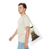 GMP 'Gold Money Power' Tote Bag — Luxurious King on Throne All-Over Print