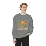 Pyramid Sun Graphic Sweatshirt — Good Morning Power Vintage Vibe