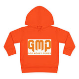 Toddler Hoodie — GMP (God Money Power) Bold Orange Logo