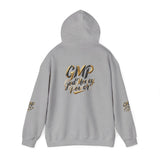 God Money Power (GMP) Hoodie – Inspirational Gold Script Pullover