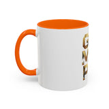Coffee Mug — G.M.P. (God Money Power) Gold Accent Ceramic Mug