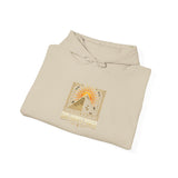 Pyramid Sunburst Hoodie — Mystical Egyptian Graphic Hooded Sweatshirt