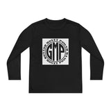 Youth Long Sleeve Tee — "GMP" Good Money Power Circular Logo