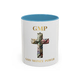 God Money Power Coffee Mug – GMP Cross Design (11oz & 15oz)