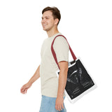 Angel Of Death Grim Reaper Wings Tote Bag — Gothic Scythe Design