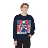 God Money Power Sweatshirt — Patriotic Bandana Graphic Crewneck