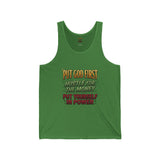 Put God First Hustle Tank — Inspirational Faith & Motivation Tank Top