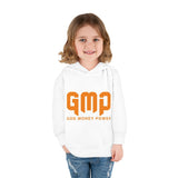 Toddler Hoodie — GMP (God Money Power) Bold Orange Logo