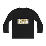 Youth Long Sleeve Tee — "GMP" God Money Power Graphic