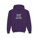 Youth Hoodie — GMP GOD Money Power Metallic Graphic Pullover