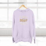Hoodie — “Put GOD First, Hustle For The MONEY” Motivational Religious Graphic Hoodie