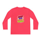 CMP God Money Power Youth Long Sleeve Tee — Inspirational Graphic Shirt