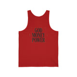 God Money Power Tank Top — Bold Inspirational Faith & Hustle Graphic Tank