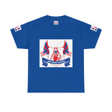 Patriotic 'God Money Power' Tee — Americana Flag Graphic T-Shirt