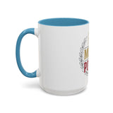 God Money Power Accent Coffee Mug — Inspirational Faith & Success Ceramic Mug (11/15oz)