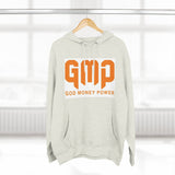 GMP "God Money Power" Hoodie — Bold Orange Streetwear Fleece