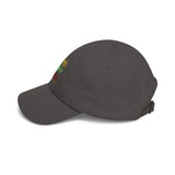 Dad Cap — GOD MONEY POWER Embroidered Tricolor Baseball Hat