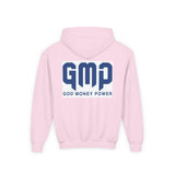 GMP “God Money Power” Youth Hoodie — Bold Faith & Motivation Pullover