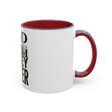 God Money Power-Coffee Mug — Skull Crown Gothic Accent Mug (11oz & 15oz)