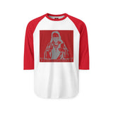God Is Never Power Raglan Shirt