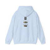 God Money Power- King Crown Hoodie — Vintage Lion & Regal Emblem Graphic