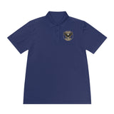 Eagle Logo Polo Shirt — "God Money Power (GMP)" Chest & Back Athletic Polo