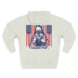 Patriotic 'God Money Power' Hoodie — Americana Flag Graphic Fleece Hoodie