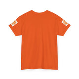 God Money Power (GMP) Logo T-Shirt — Retro Orange Circle Graphic Tee