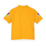 Youth Polo Shirt — Colorful "Camp Gov Summer Power" Logo Tee