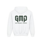 Youth Hoodie — GMP 'God Money Power' Logo Pullover