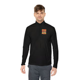 Quarter-Zip Pullover — Bold Retro "GMP: God Money Power" Graphic